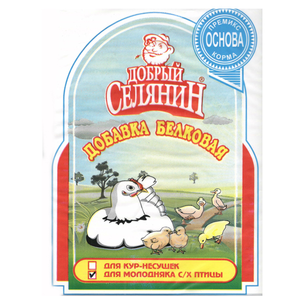 Белковая добавка «Добрый селянин» для цыплят, утят, гусят, индюшат